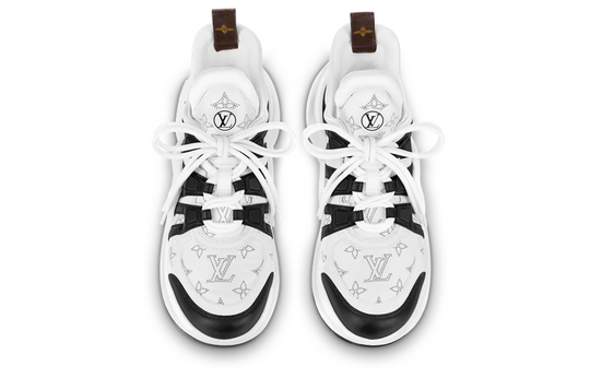 (WMNS) LOUIS VUITTON Archlight 1.0 Sneakers 'White Black with Hollow Monogram' 1AAM2W