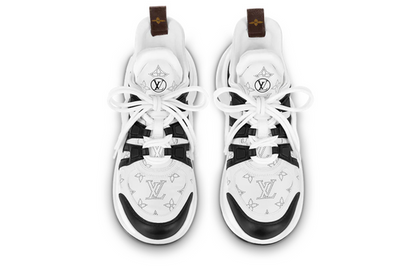 (WMNS) LOUIS VUITTON Archlight 1.0 Sneakers 'White Black with Hollow Monogram' 1AAM2W