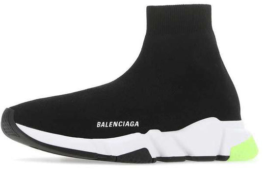 Balenciaga Speed Running Shoes Black/Green 645056W2DBD1171