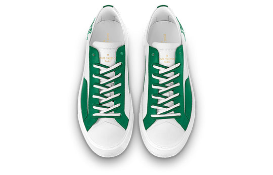 LOUIS VUITTON Tattoo Sneakers 'White Green' 1A8ZFM