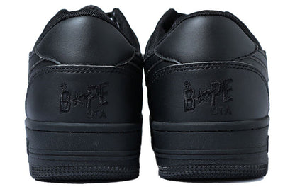 (WMNS) A Bathing Ape Bape Sta Low 'Black' 1G20-291-008-BLCK
