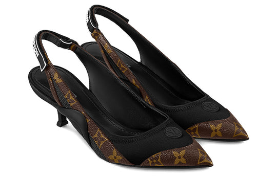 (WMNS) LOUIS VUITTON Archlight Slingback Pumps 'Brown Monogram' 1AAW7K