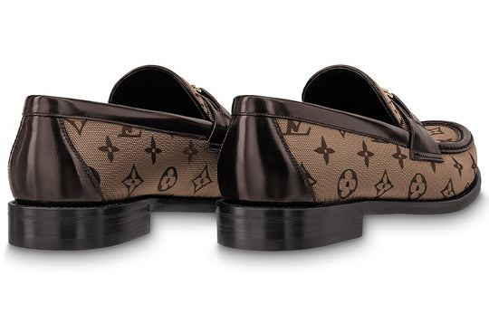 LOUIS VUITTON Major Loafer Shoes 'Brown Monogram' 1ABFK7