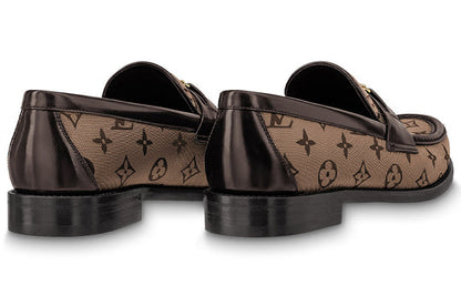 LOUIS VUITTON Major Loafer Shoes 'Brown Monogram' 1ABFK7