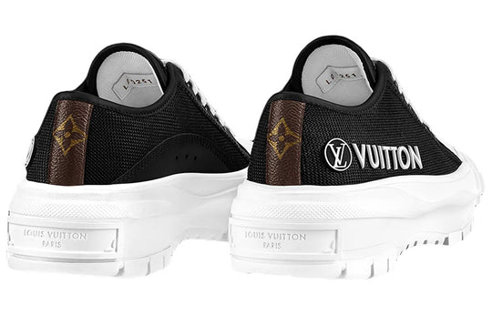 (WMNS) LOUIS VUITTON Squad Sneakers 'Black with Side Logo' 1A9RO7