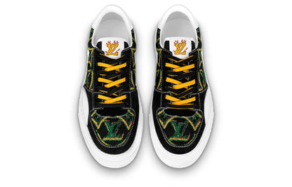 LOUIS VUITTON Ollie Sneakers 'Black Green Yellow' 1A8Q71