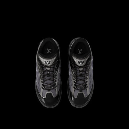 LOUIS VUITTON LV Discovery Lace Up Sneakers 'Black' 1ABZ2W