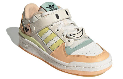 (WMNS) adidas originals Forum Low 'White Light Orange Cream Yellow Green' GW4427