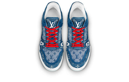 LOUIS VUITTON Trainers 'China Exclusive Denim Blue Red' 1A8TSK