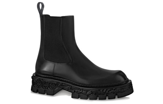 LOUIS VUITTON Lv Baroque Chelsea Boots 'Black' 1AAHB9