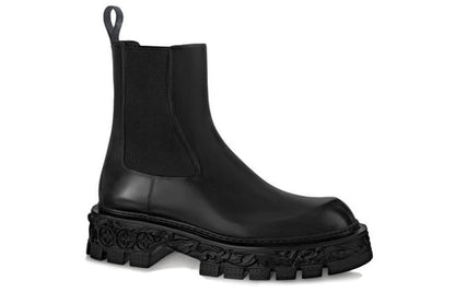 LOUIS VUITTON Lv Baroque Chelsea Boots 'Black' 1AAHB9