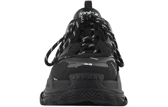 Balenciaga Triple S Sneaker 'Allover Logo - Black' 536737W2FA11090