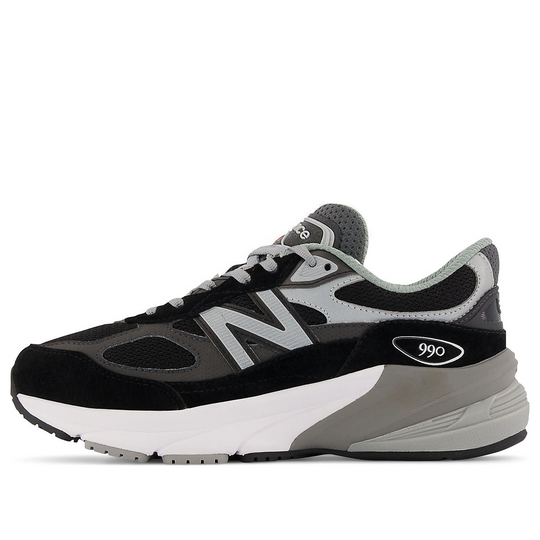 (GS) New Balance 990 V6 FuelCell Shoes 'Black Grey White' GC990BK6