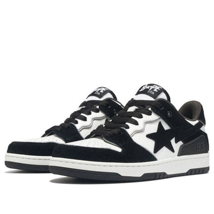 A Bathing Ape SK8 Sta #5 'Black White' 0ZXSHM191057LBKA