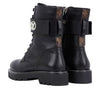 (WMNS) LOUIS VUITTON Territory Flat Ranger Boots 'Black with Silver Logo' 1AAE3W
