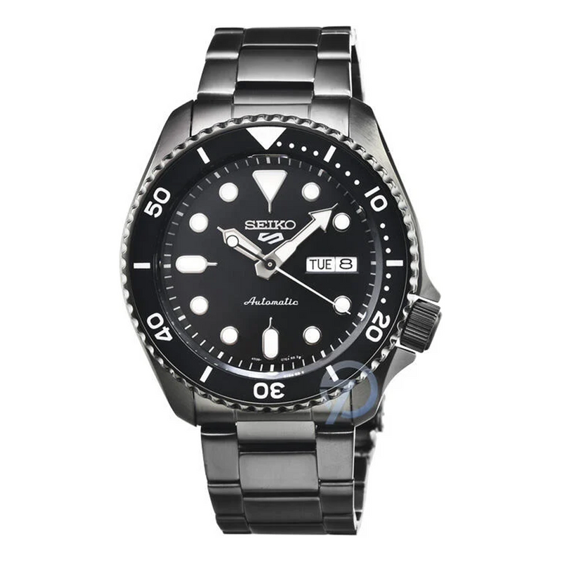 SEIKOCasual waterproof Sports Mechanical Black