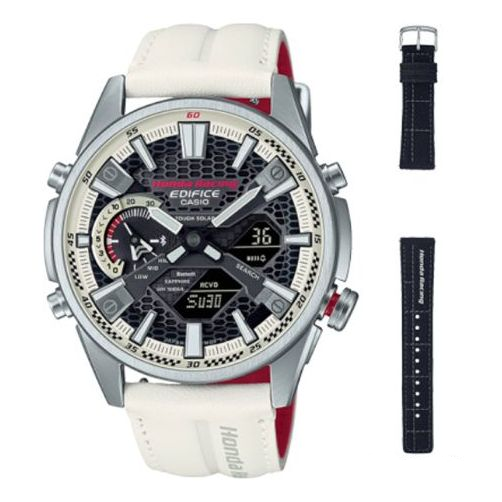 CASIOCasio Edifice Smart Analog-Digital Watch 'Silver Black Red'