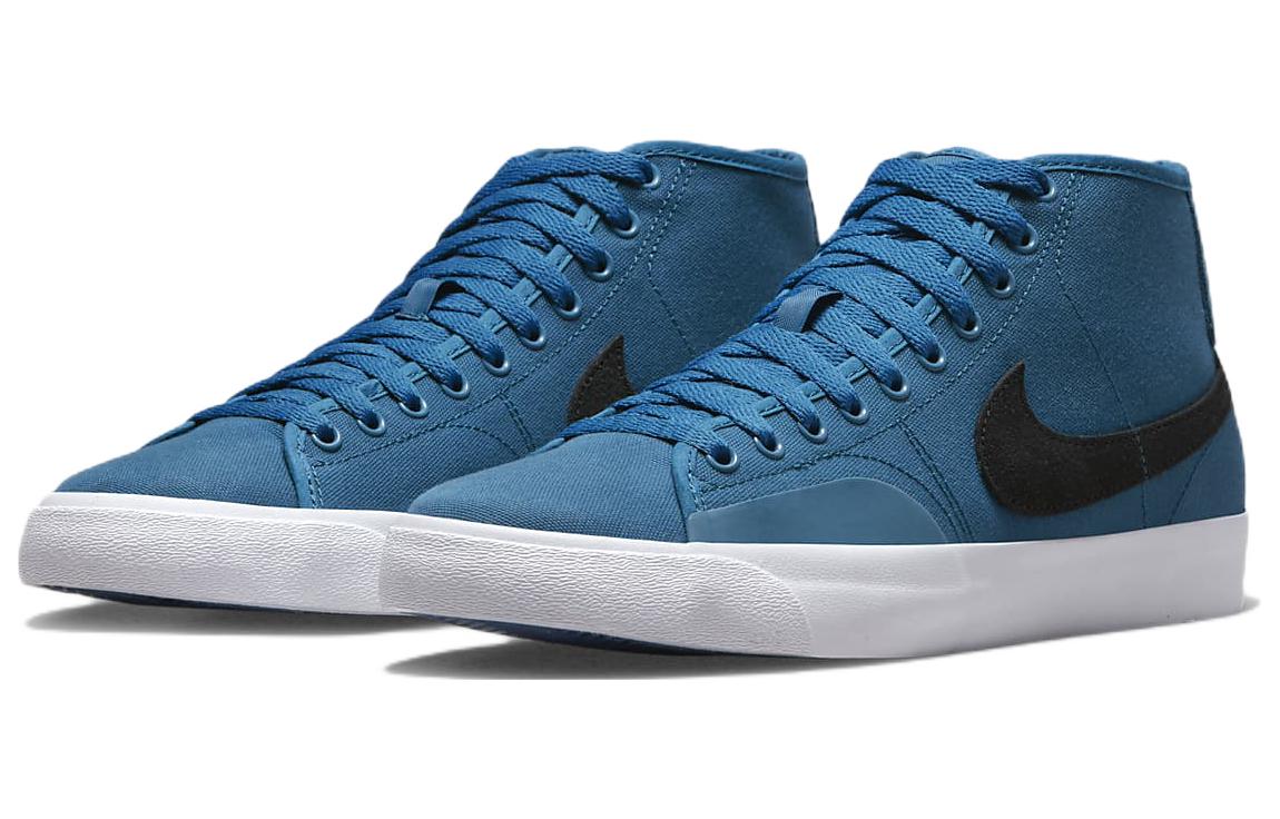 NikeSB Blazer Court Mid Premium 'Dark Marina Blue'