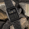 CASIOMen' s DATE BANK Multifunctional Waterproof Mens Black Digital