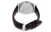 CASIOENTICER Simplistic Leatherband Quartz Men's Mens Brown Analog