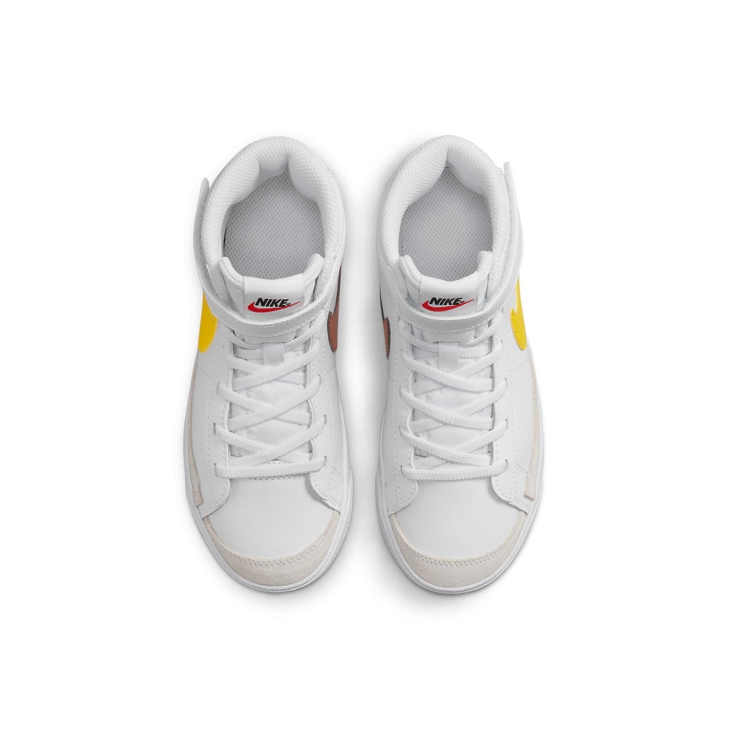 Nike(PS)  Blazer Mid '77 'White Pecan Vivid Sulfur'