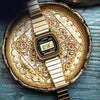 CASIOWaterproof Quartz Gold Digital