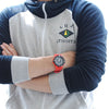 CASIOMale YOUTH Japan / South Korea Fashion Sports Mens Red Analog