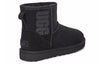 UGG(WMNS)  Classic Mini UGG Rubber Logo 'Black'