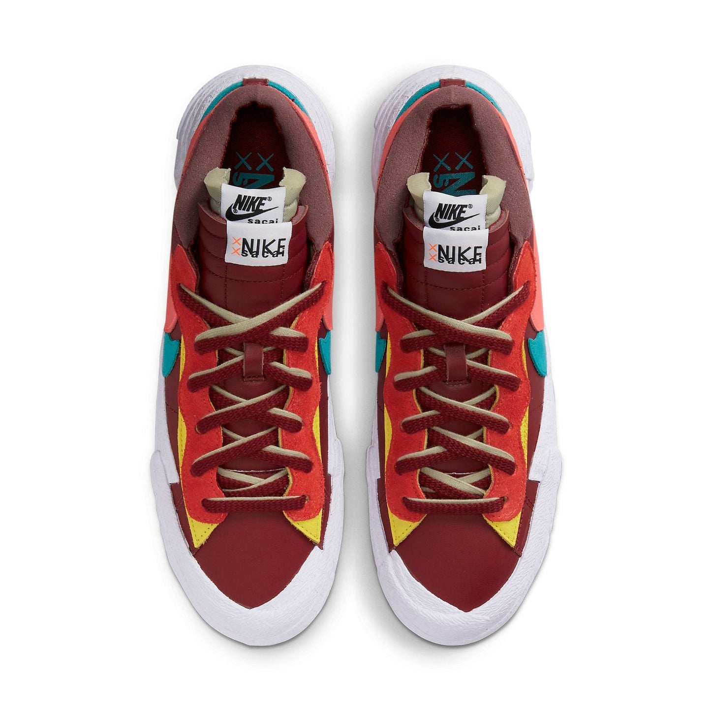Nikex sacai x KAWS Blazer Low 'Team Red'