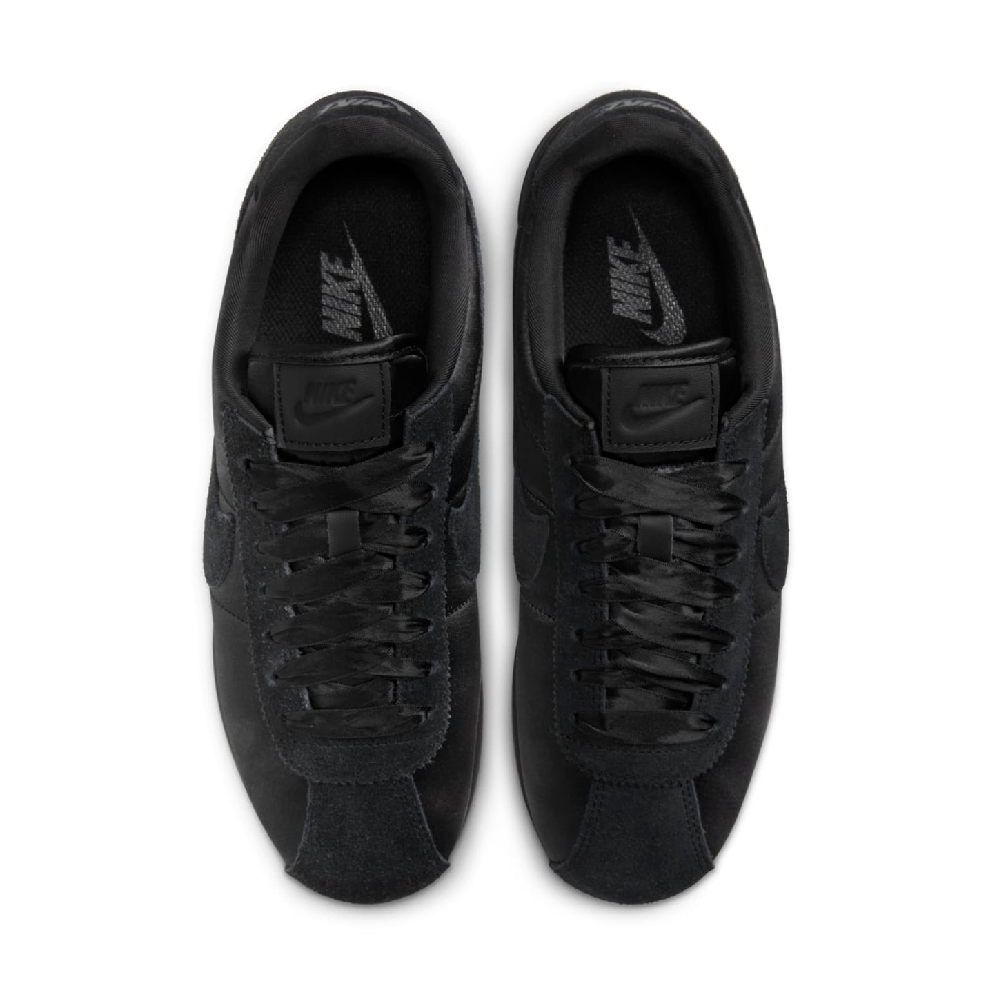 Nike(WMNS)  Cortez Textile Satin 'Triple Black'