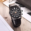 CASIOWaterproof EDIFICE Sapphire Crystal Quartz Mens Black Analog