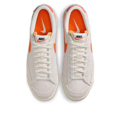 NikeBlazer Low '77 Premium 'Summit White Safety Orange'
