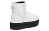 UGG(WMNS)  Classic Mini Platform Matte Boot 'Ultra Matte White'