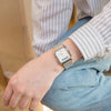 CASIOWaterproof Mens White Analog/Digital Combo