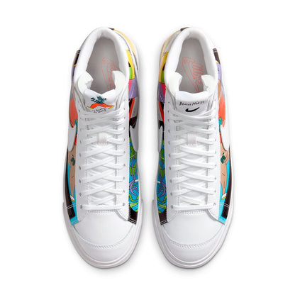 Nikex Blazer Mid 77 Flyleather 'White'