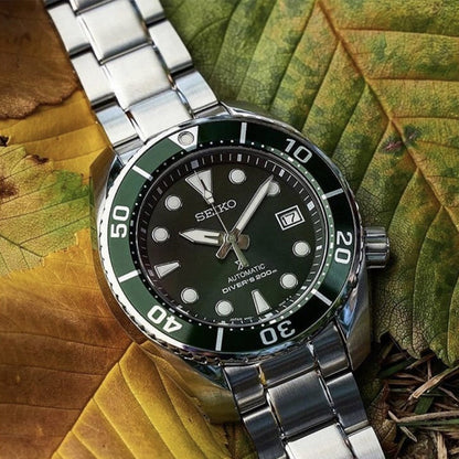 SEIKOMen's  6r Mechanical Watch 200M Green