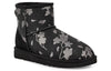 UGG(WMNS)  Classic Mini Floral Foil Fleece Lined Black