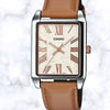 CASIOMen's  Waterproof Quartz Watch Dial Date Display 30mm Belt Mens Brown Analog