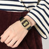 CASIOWaterproof Unisex Mens Black/Gold Digital