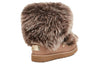 UGG(WMNS)  Classic Posh Mini Fur 'Brown'