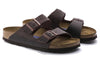 BirkenstockArizona Soft Footbed Oiled Leather Narrow Fit 'Habana'