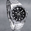 CASIOSports Quartz Waterproof Mens Black Analog