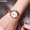 CASIOQuartz SHEEN Sapphire Crystal Waterproof Gold Strap Gold Analog