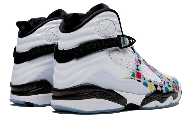 Air Jordan8 Retro 'Quai 54 White'