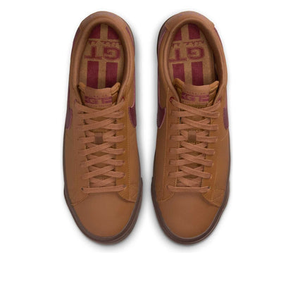 NikeZoom Blazer Low Pro GT SB 'Light British Tan Dark Team Red'
