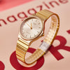 CASIOQuartz Waterproof Unisex Mens Gold Analog