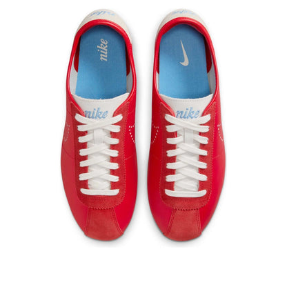 Nike(WMNS)  Cortez Leather 'University Red Blue Perforated Swoosh'