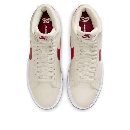 NikeSB Zoom Blazer Mid 'Pale Ivory Noble Red'