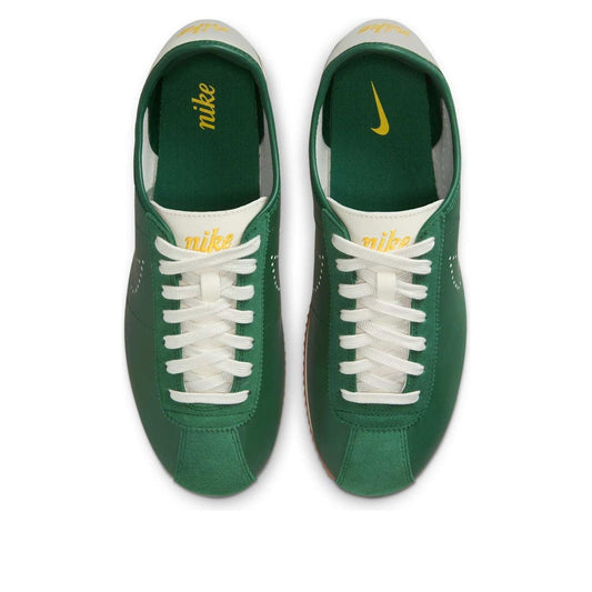 Nike(WMNS)  Cortez Leather 'Gorge Green Amarillo Gum'