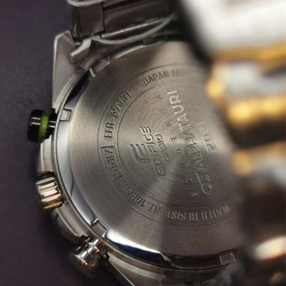 CASIOEDIFICE Waterproof Sports Sapphire Crystal Solar Powered Mens
